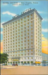 Hotel Cactus, San Angelo, Texas Postcard