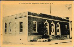 U.S. Post Office Building, Riverhead, New York Postcard