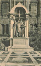 Phillips Brooks Statue at Trinity Church, Copley Square Postcard