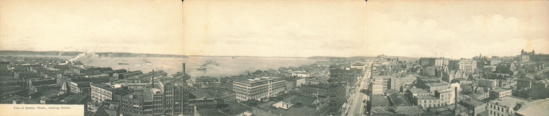 View of Seattle, Washington, showing Harbor