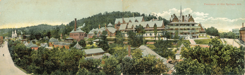 Panorama of Hot Springs, Ark.
