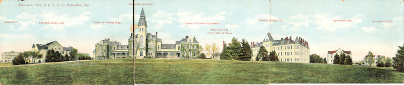 Panoramic View of K.S.A.C. Manhattan, Kan.