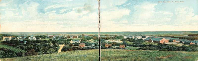 Bird's Eye View, Fort Riley, Kansas