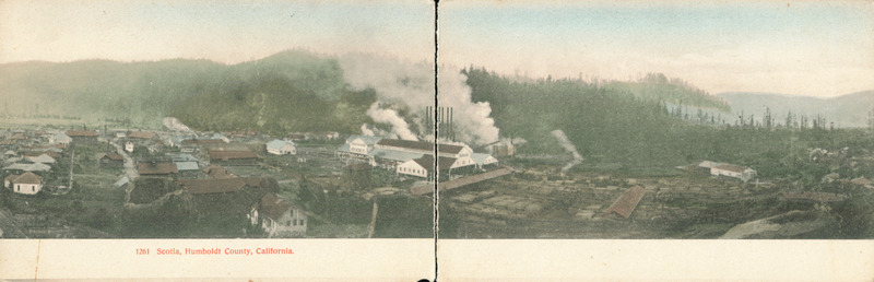 Scotia, Humboldt County, California - Lumber Mill Town