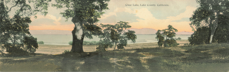 Clear Lake, Lake County, California - Panoramic View