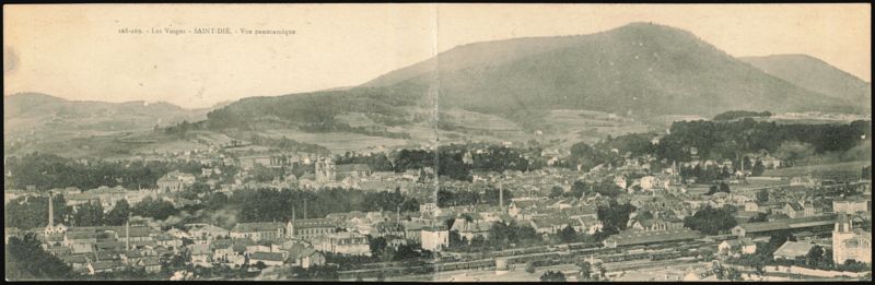 Saint-Dié, Les Vosges - Panoramic View France