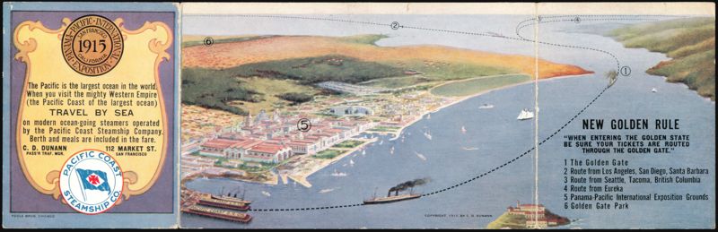 Panama-Pacific International Exposition 1915, Golden Gate San Francisco California