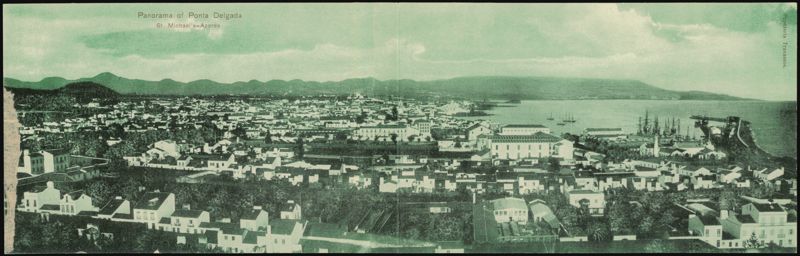 Panorama of Ponta Delgada, St. Michael's - Azores Portugal