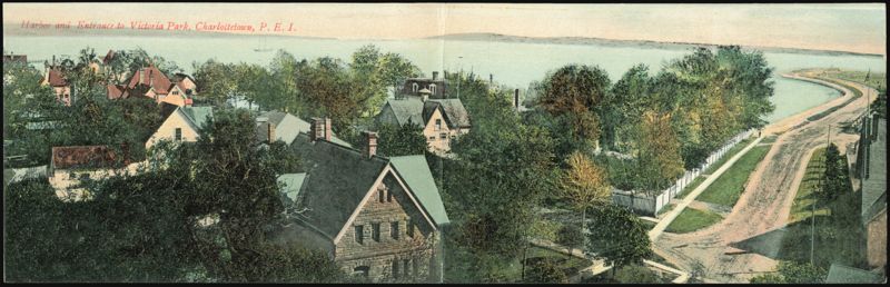 Harbor and Entrance to Victoria Park, Charlottetown PE Canada
