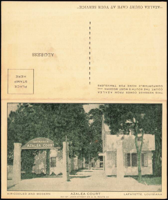 Azalea Court Entrance & Cottages, Lafayette, LA Louisiana