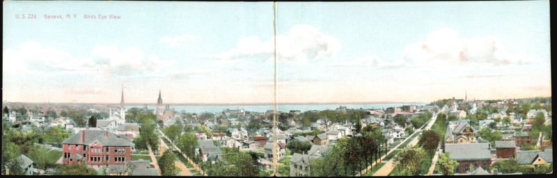 Bird's Eye View of Geneva New York