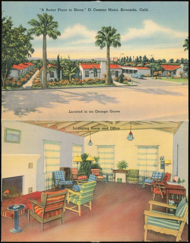 El Camino Motel, Riverside, CA - A Better Place to Sleep