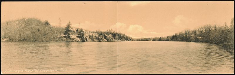 Kalamazoo River at Saugatuck, Mich. Michigan