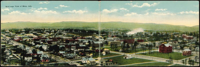Bird's-eye View of Mena Arkansas