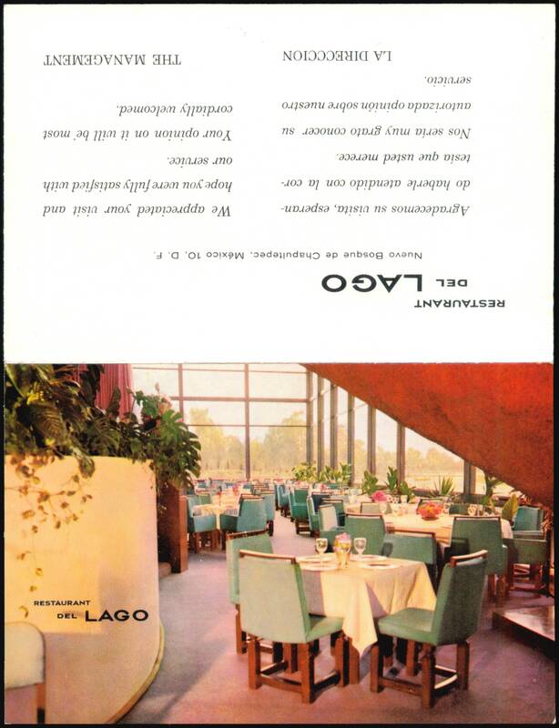 Restaurant Del Lago Interior, Mexico City