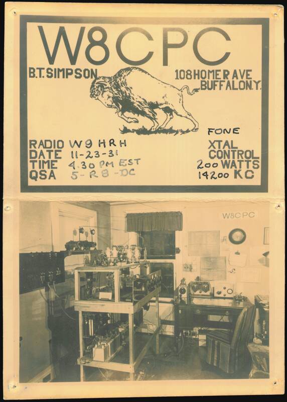 W8CPC Ham Radio Station, Buffalo NY New York