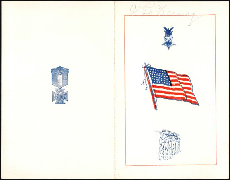 Woman's Relief Corps, American Flag, Soldiers, 1916