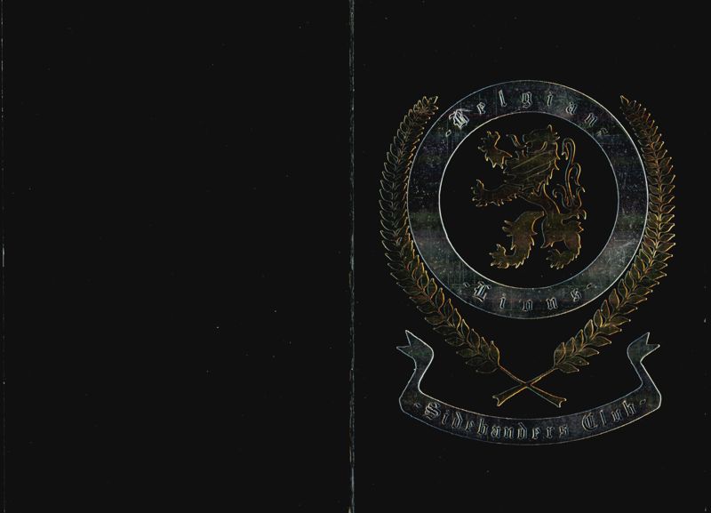 Belgian Lions Sidebanders Club Emblem QSL Card Heusden Belgium