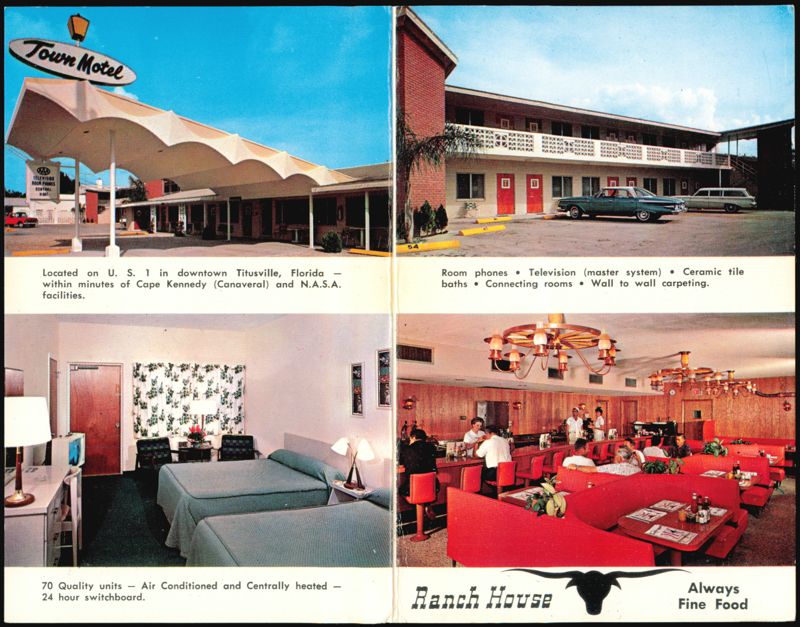 Town Motel & Ranch House Restaurant, Titusville, FL Florida