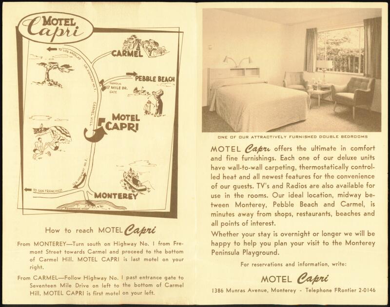 Motel Capri, Monterey, California