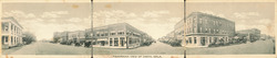 Panorama View of Vinita, Oklahoma Street Scene Large Format Postcard