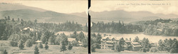 Lake Placid Club, Mirror Lake, Adirondack Mts. Large Format Postcard