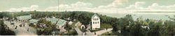 Panorama View of Chautauqua Large Format Postcard