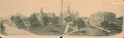 Baylor University Campus Panorama, Waco, TX Large Format Postcard