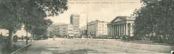 Pennsylvania Ave & Treasury, Washington, D.C. Large Format Postcard