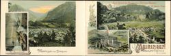 Meiringen, Aareschlucht & Grand Hotel du Sauvage, Bernese Oberland Large Format Postcard