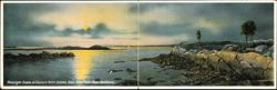 Moonlight Scene at Eastern Point, Groton, CT Large Format Postcard