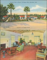 El Camino Motel, Riverside, Calif. - A Better Place to Sleep Large Format Postcard