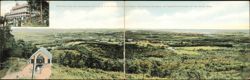 Bird's Eye View from Uncanoonuc Hotel, NH to the Sea Large Format Postcard