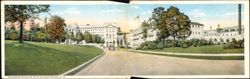 Greenbrier and Baths, White Sulphur Springs Large Format Postcard