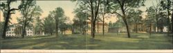 Chapel Hill Campus looking East, UNC Large Format Postcard