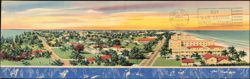 Surfside Florida Coastal Town, War Savings Bonds Large Format Postcard