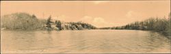Kalamazoo River at Saugatuck, Mich. Large Format Postcard