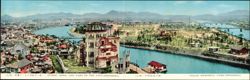Atomic Dome, City, and Peace Memorial Park, Hiroshima Large Format Postcard