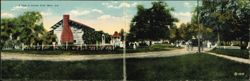 Jaussen Park, Mena, Arkansas Large Format Postcard
