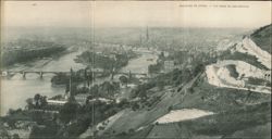Rouen Panorama, Seine River, View from Bon-Secours Large Format Postcard