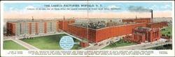 Larkin Factories, Buffalo, NY - Over 75 Acres of Floor Space Large Format Postcard