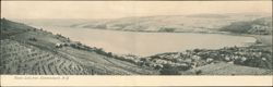 Keuka Lake from Hammondsport, NY Large Format Postcard