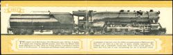 Lord Baltimore 4-8-2 Mountain Type Locomotive, B&O Large Format Postcard