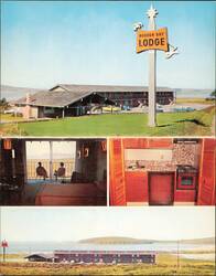 Bodega Bay Lodge - Overlooking Pacific Ocean Large Format Postcard