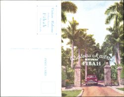 Chateau Madrid Perfumeria Fibah, Habana, Cuba Large Format Postcard