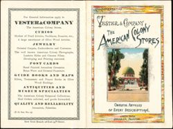 Jerusalem Plan & Dome of the Rock - Vester & Company Stores Large Format Postcard