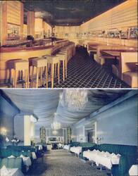 The Topaz Room Restaurant & Bar, Santa Rosa, CA Large Format Postcard