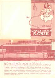 Nero's Cactus Canyon Restaurant & Menu, Nashville, TN Large Format Postcard