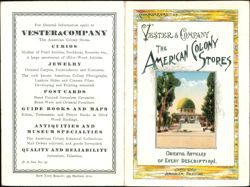 Vester & Company American Colony Stores, Jerusalem Map Large Format Postcard