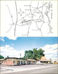 Dinner Bell Motel & Restaurant, Dunnellon, Florida Large Format Postcard